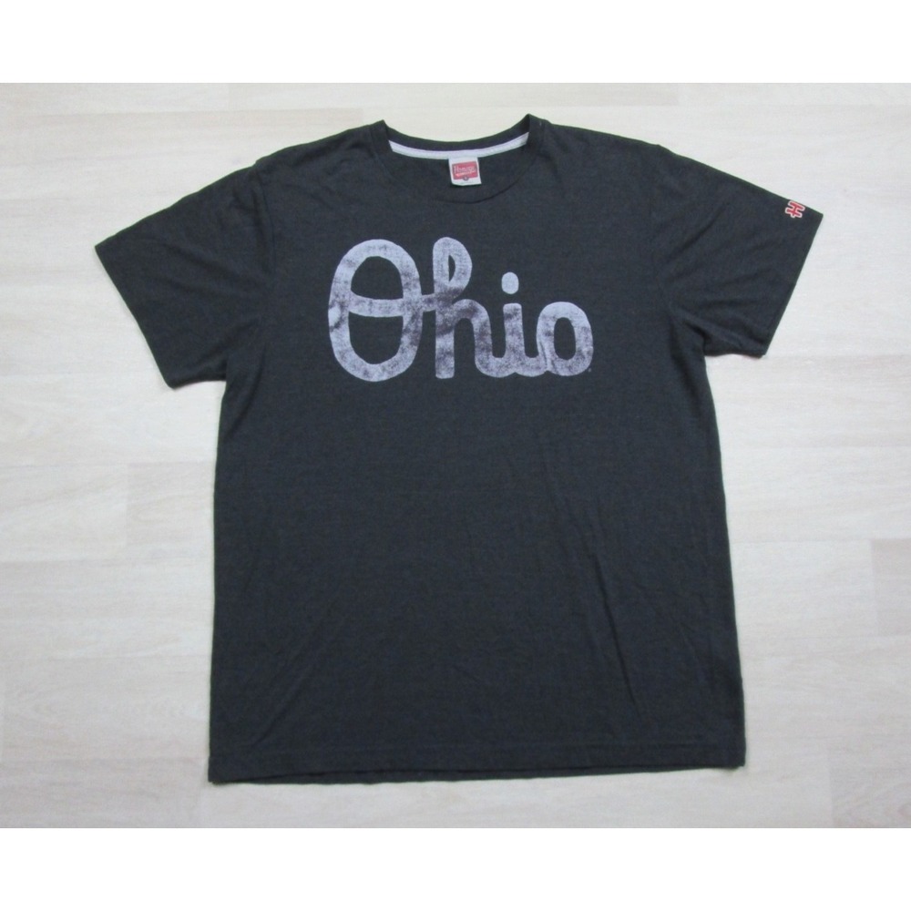 Homage Script Ohio T Shirt (L) Columbus Ohio Made in USA